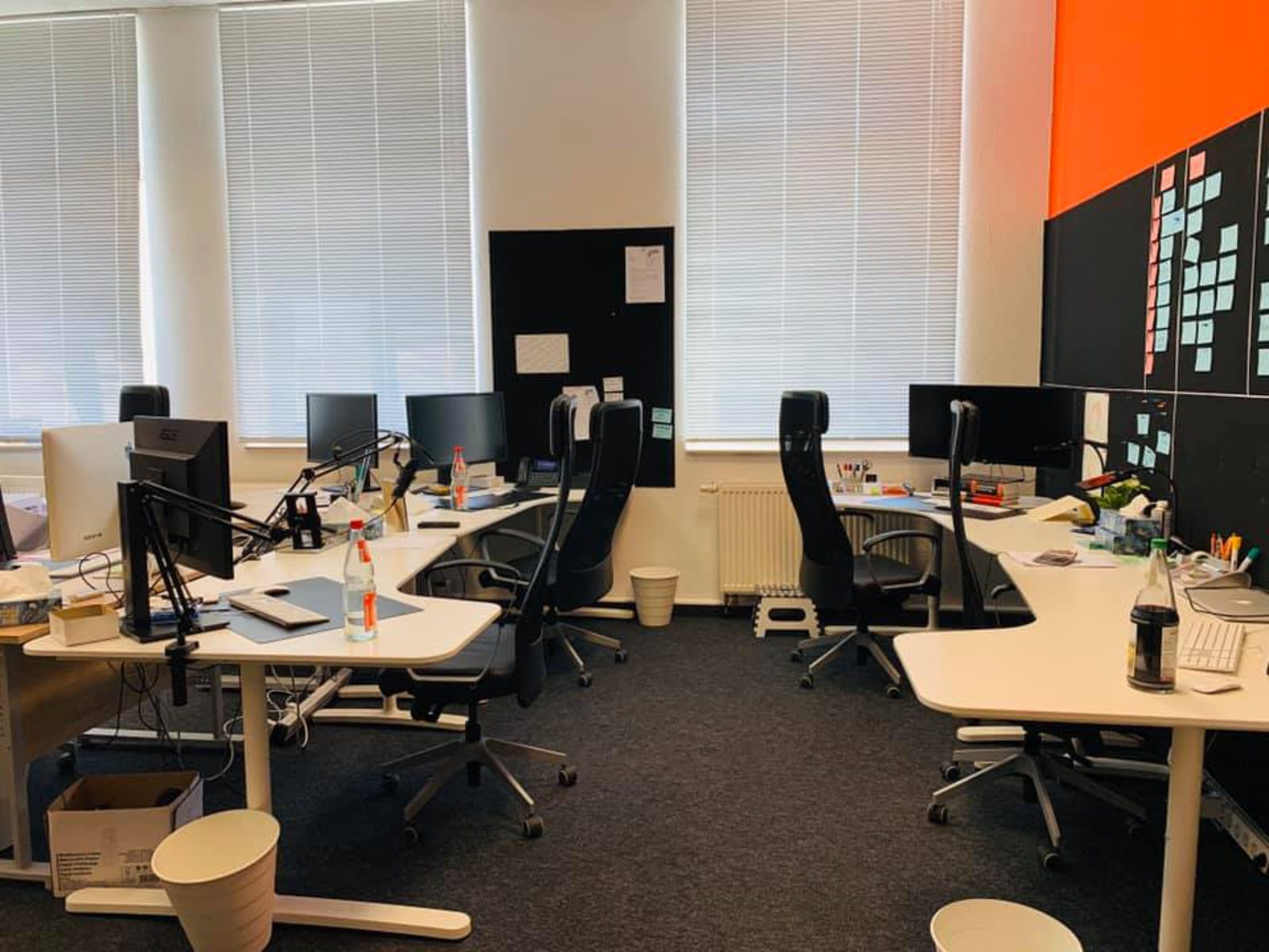 Das Optivolt-Office mit mehreren Arbeitsplätzen in der Wachstumsphase 2019 bis 2020