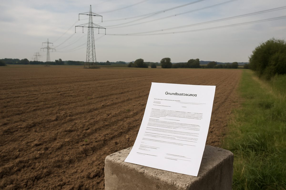 Beschränkt persönliche Dienstbarkeit für Leitungsrechte 2026