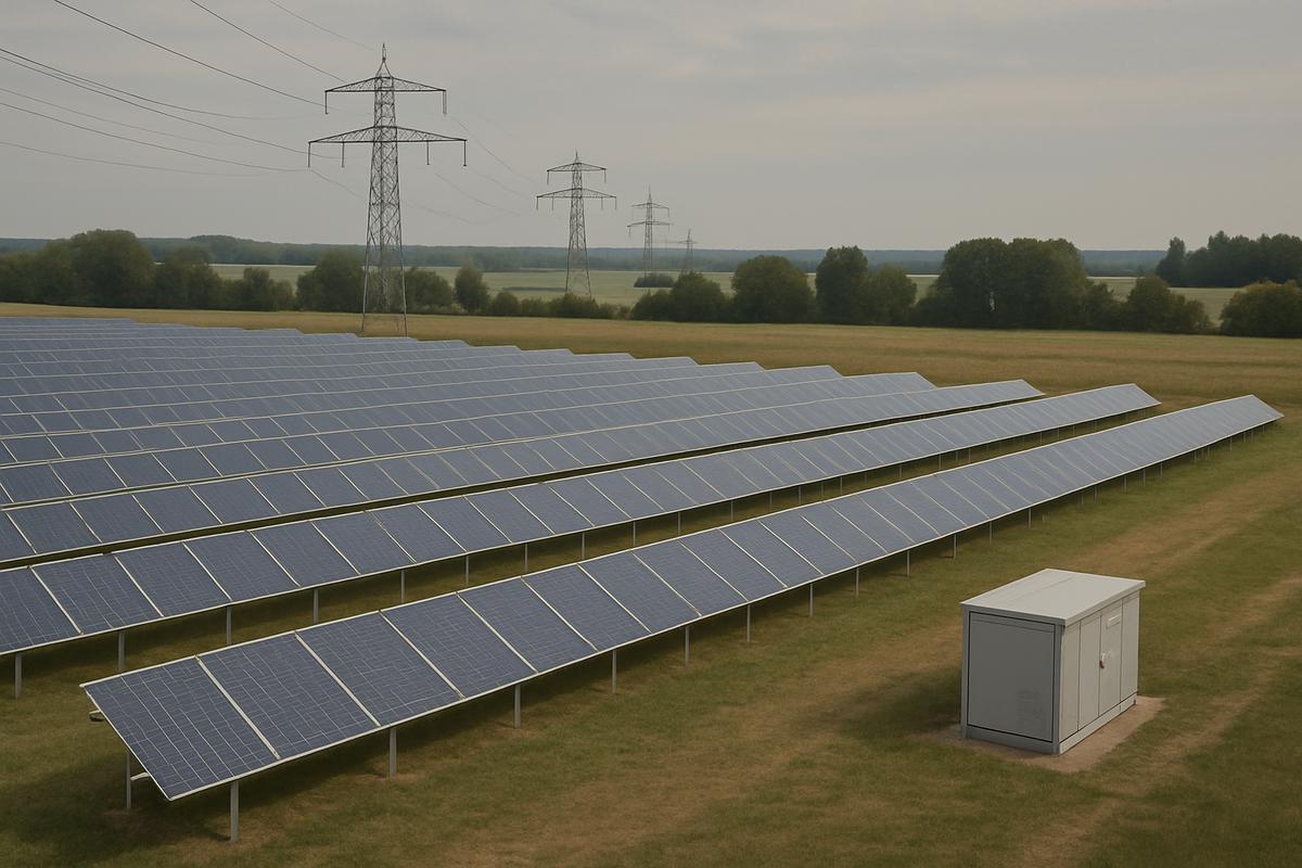 Photovoltaik unter einer Freileitung: Was möglich ist 2026